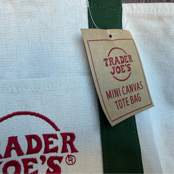 **NWT** Trader Joe's Canvas Tote Bag - Picture 4 of 13